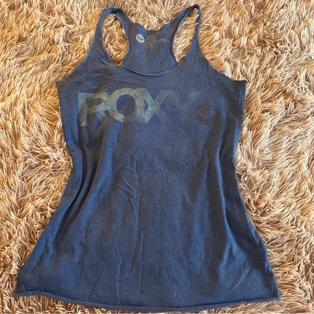 Roxy Racerback Blue Tank top - Picture 3 of 6